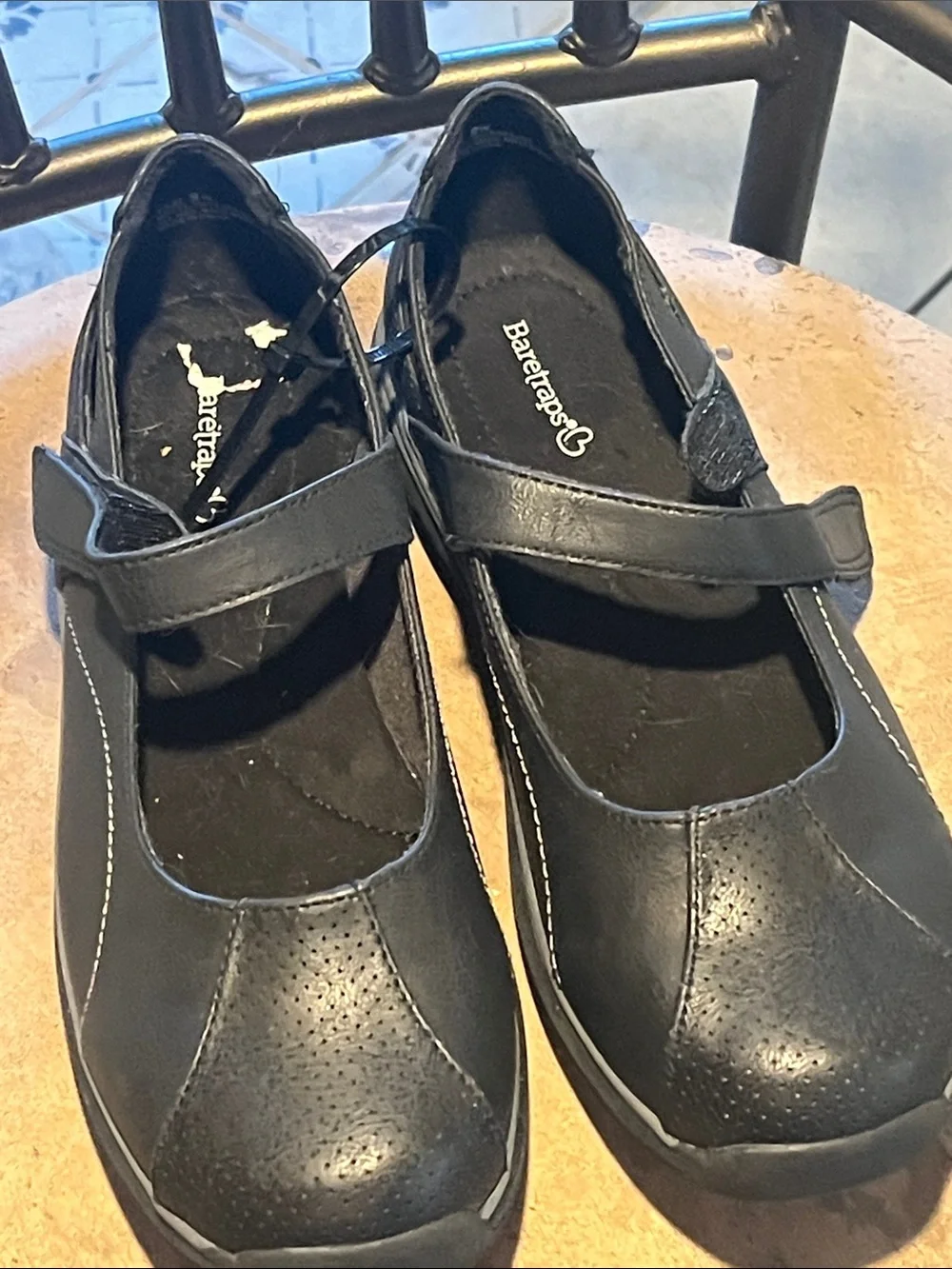 BareTraps Black Slip-On Loafers